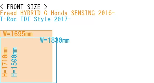 #Freed HYBRID G Honda SENSING 2016- + T-Roc TDI Style 2017-